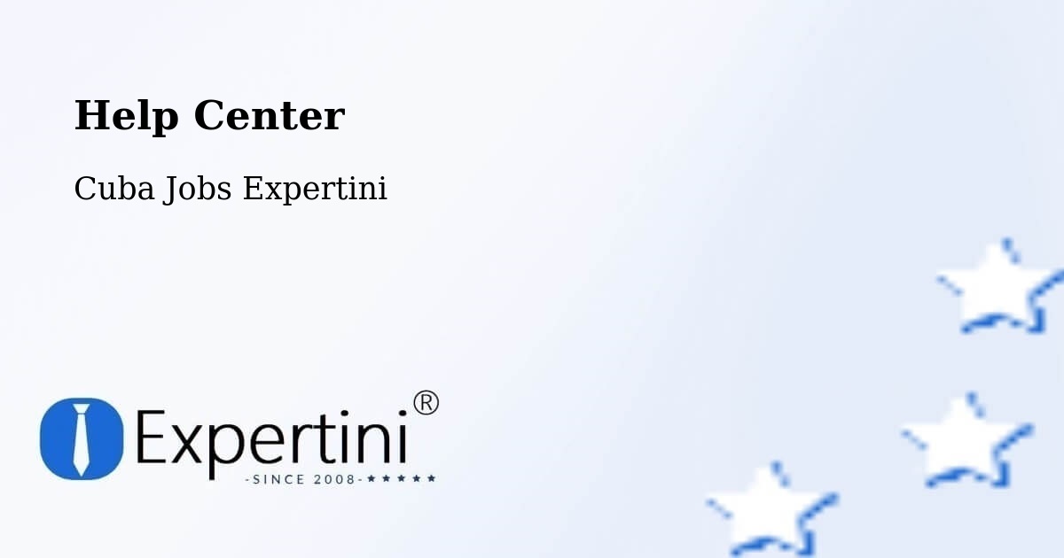 Help Center – Morón - Cuba Jobs Expertini